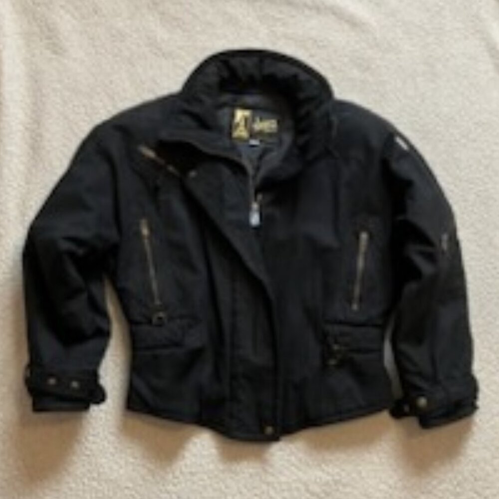 Skea Vintage black suede coat size 6